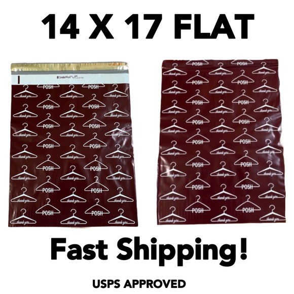 50 14X17 Posh Hanger Poly Mailers PRICE IS FIRM - Picture 3 of 3